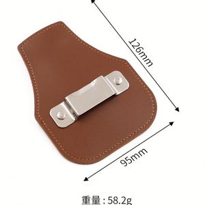 Porte-mètre en cuir noir robuste pour extérieur, étui multi-outils en PU - Product Image 4