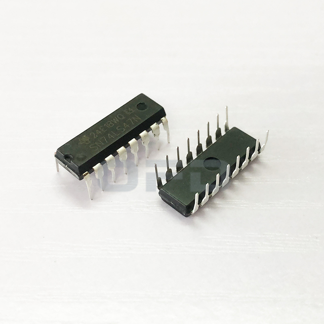 SN74LS47N DIP-16 Decoder Drivers Through Hole Integrated Circuit ICs BCD to 7 Segment Decoder/Drivers Logic IC SN74LS47N