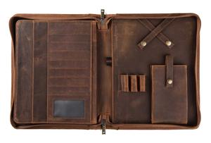 Quà Tặng Doanh Nghiệp Chất Lượng Cao Cá Nhân Hoá Hộp Đựng Danh Mục Công Nghệ Bằng Da Thật Thủ Công - Product Image 2