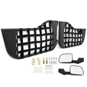 Fit 1976-1995 <span class=keywords><strong>Jeep</strong></span> <span class=keywords><strong>Wrangler</strong></span> CJ7 YJ tout-terrain avant + <span class=keywords><strong>porte</strong></span> tubulaire arrière 2 portes TUBE - Product Image 2