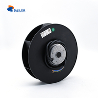 133mm DC 24V 48V Ventilateur centrifuge d'échappement en plastique incurvé vers l'arrière