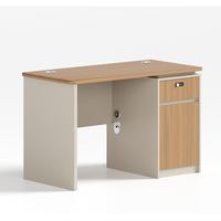 Bureau de réunion modulaire en L moderne Xin Chuang Foshan avec chaises, combinaison pour quatre personnes, réunions face à face, cadre en bois et en fer