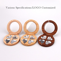 Vietnam WeWood – Étui vide pour palette de fards à paupières en bambou avec logo personnalisé, matériaux recyclés, OEM/ODM, tendance, pour contour et correcteur