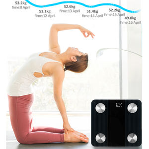 Cella di Carico ad alta Precisione di Misura di Riconoscimento <span class=keywords><strong>Massa</strong></span> Muscolare Scala Bagno Elettronico Digitale Body Fat Scala - Product Image 2