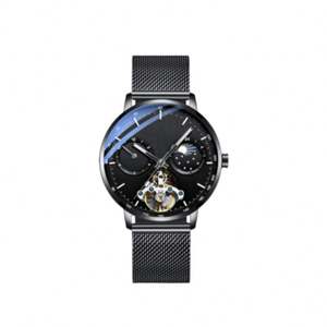 Reloj Automático de Lujo de Alta Calidad con Esfera Hueca para Hombre, Relojes Mecánicos con Correa de Acero Inoxidable Luminosa - Product Image 6