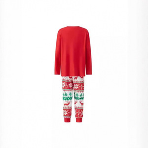 Piyama Natal lengan panjang untuk keluarga, piyama rumah merah panjang, piyama Natal yang cocok untuk keluarga - Product Image 2