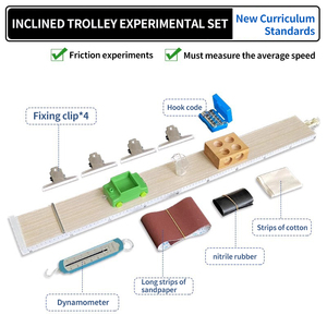 Physics Mechanica-Experiment Van De Middelbare School Plaatste Een Hellende Vliegtuigtrolley Om De Gemiddelde Snelheid Van Het Object Te Meten En Wrijvingswetten Te Onderzoeken - Product Image 3