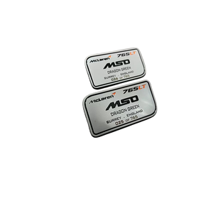 Logotipo de Marcas de Automóviles, Placa de Identificación de Aluminio, Placa de Metal Decorativa con Logotipo para <span class=keywords><strong>Mclaren</strong></span> <span class=keywords><strong>765LT</strong></span>, 2018-, 14NA428RP - Product Image 4