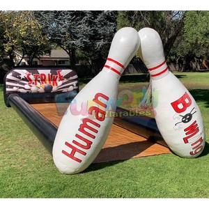 Grande arène sportive gonflable extérieure pour les jeux <span class=keywords><strong>de</strong></span> bowling humains passionnants <span class=keywords><strong>de</strong></span> bowling - Product Image 1