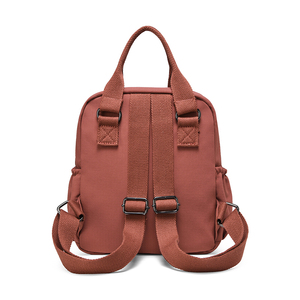 Mode féminine à usage quotidien <span class=keywords><strong>sac</strong></span> à <span class=keywords><strong>dos</strong></span> joli style mini avec tissu doux durable et fermeture à glissière pour le shopping et les voyages - Product Image 3