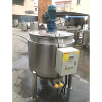 Cuve de mélange chauffante électrique en acier inoxydable pour liquides, mélangeur pour cosmétiques, détergents, aliments, cuve d'émulsification, réacteur