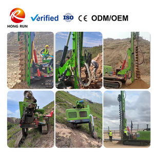 Mạnh mẽ Crawler năng lượng mặt trời đống điều khiển máy khoan thủy lực vít đống máy cho mặt đất gắn quang điện nhà máy điện - Product Image 4