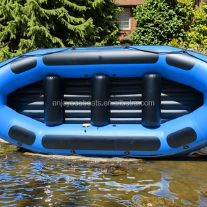 Gommone Sportivo Hypalon R-460 per Rafting Fluviale, Barca Gonfiabile in PVC da 1,2 mm per Rafting in Acque Bianche, Gioco Acquatico, Imbarcazione Leggera per Drifting - Product Image 2