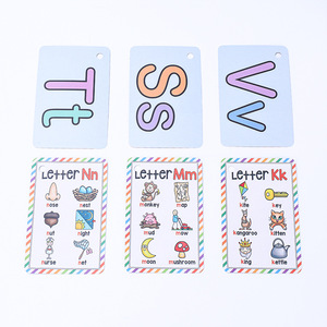 การ์ดคำศัพท์เสียงพยัญชนะสำหรับเด็กก่อนวัยเรียนและอนุบาล ยี่ห้อ YARI ช่วยเสริมสร้างทักษะการเรียนรู้ ปลอดภัยและทนทาน เหมาะสำหรับเด็กอายุ 2-6 ปี - Product Image 5