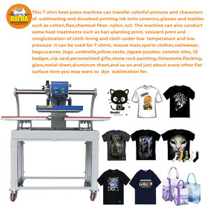 Presse à chaud pneumatique double station pour sublimation <span class=keywords><strong>40x50</strong></span> 40x40 40x60 cm - Product Image 3