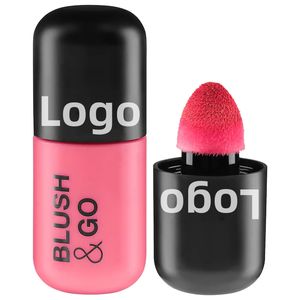 Fard à joues liquide rose clair finition mate logo personnalisé fard à joues liquide organique imperméable à l'eau lueur naturelle longue durée - Product Image 2