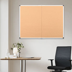Tableau mural en liège Madic 36x48 pouces, décoratif et fonctionnel, pliable, avec <span class=keywords><strong>cadre</strong></span> en bois, vente en gros d'usine - Product Image 2