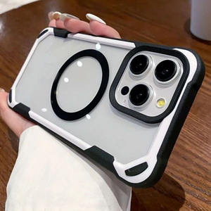 Custodia per telefono cellulare alta trasparente per <span class=keywords><strong>iPhone</strong></span> 17 16 15 14 <span class=keywords><strong>Plus</strong></span> 13 12 11 Pro Max Clear Wireless <span class=keywords><strong>Cover</strong></span> antiurto 14Pro - Product Image 1