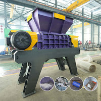 Broyeur industriel à double arbre pour le recyclage des déchets de voitures en aluminium