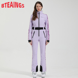 Combinaison de <span class=keywords><strong>ski</strong></span> pour femme, nouvelle, professionnelle, imperméable, chaude, ajustée, double planche, <span class=keywords><strong>pantalon</strong></span> américain transfrontalier, 100% polyester - Product Image 4