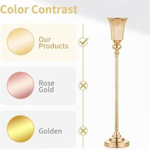 Wedding & Party Decoration Props <b>Decorative</b> Flower <b>Vases</b> for Wedding Ceremony Scene Layout and Home Floral Arrangement - Product Image 6