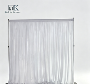 ขาตั้งฉากหลังแบบถอดประกอบได้ RK Aluminum Pipe and Drape สำหรับตกแต่งงานแต่งงานสไตล์มินิมอล - Product Image 1