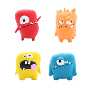 Squeaker lateks kauçuk oyuncak sevimli interaktif yavru Pet Monsters oyuncaklar agresif Chewers köpek oyuncak - Product Image 2