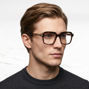 Full Rim Rectangle <b>Eyeglasses</b> <b>Frames</b> Men Solid Color Anti Uv Vision Correction Adult Unisex - Product Image 1