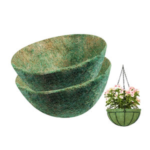 厂家直销高品质透气悬挂式绿椰壳花篮 - Product Image 1