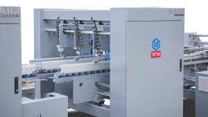Máquina de plegado y pegado de cajas corrugadas con cierre inferior JY1800, máquina encoladora automática de carpetas de cartón de gran formato de piezas dobles - Product Image 5