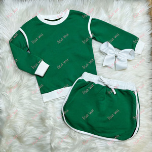 Set Coordinato Boutique per Bambine, Felpa a Maniche Lunghe e Gonna Pantalone Bicolore, <span class=keywords><strong>Abbigliamento</strong></span> <span class=keywords><strong>Invernale</strong></span> per Bambini - Product Image 5