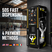 Máquina Expendedora Automática de Bebidas de Proteínas TCN para Gimnasios, Máquina Comercial para Hacer Smoothies con Pago por Billetes, Monedas y Tarjetas