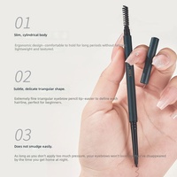 Pensil Alis Mineral Dual Head Halal Bersertifikat BPOM Tahan Air Natural Brow Private Label Grosir