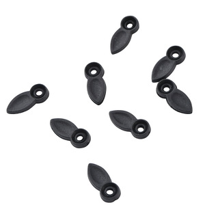 <b>Black</b> Plastic Backing Panel 18x8mm Chinese Style Melon Seed Shape for Photo <b>Frames</b> Durable Equipment Board Pressing Panel - Product Image 5