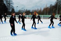 Tapis de patinoire en glace synthétique, dalles de patinage, glace synthétique pour hockey