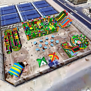 Parc de jeux gonflables commercial, équipement de parc de jeux géant, prêt <span class=keywords><strong>pour</strong></span> la <span class=keywords><strong>location</strong></span> événementielle - Product Image 1