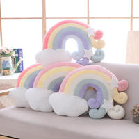 Coussin décoratif créatif minimaliste style Instagram pour canapé, en peluche douce avec rembourrage en coton PP
