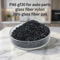 Granulés de plastique technique en polyamide 6 PA6 GF30 de couleur noire à haute rigidité, Nylon6 Gf30 pour le moulage par injection