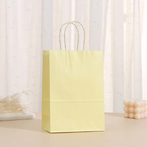 Solid Macaron <strong>Pastel</strong> Color Paper Gift <strong>Bag</strong> Twisted Handle Minimalist <strong>Party</strong> Favor <strong>Bag</strong> Wedding Birthday Shopping Tote <strong>Bag</strong> - Product Image 2