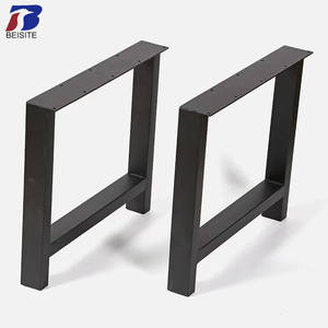बेलिबेस्ट फर्नीचर सोफा लेग आपूर्तिकर्ता औद्योगिक कास्ट आयरन स्टील फ्रेम डेस्क ऑफिस फीट उच्च अंत फर्नीचर धातु टेबल पैर - Product Image 3