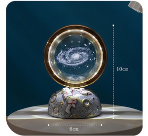 Sáng tạo thời trang hàng đầu người bán 3D <span class=keywords><strong>LED</strong></span> pha lê bóng trên mặt trăng hành tinh ánh sáng ban đêm cho món quà Bảng trang trí trong nhà trang trí nội thất - Product Image 4