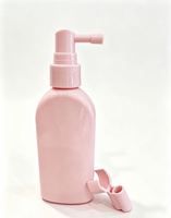 Flacon pulvérisateur nasal médical 50 ml 100 ml en PE, vide, rechargeable, portable, avec impression sérigraphiée