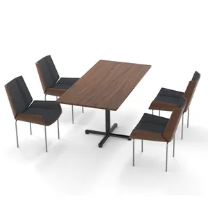 Individueller Restaurantstuhl aus Holz Cafeteria Cafeteria Stühle und Tisch Restaurantmöbel-Set für Esszimmer Bar Cafeteria