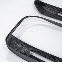 Cubierta de Faros Antiniebla Estilo B W463a W464 W465, Cubierta de Fibra de Carbono Seca para Mercedes Benz Clase G G900, Marco de Faros Antiniebla