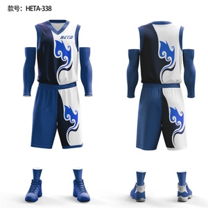 Maillot de basket-ball personnalisé de haute qualité et pas cher, ensemble de maillot de basket-ball au design classique, ensemble de maillot de basket-ball pratique, veste de sport - Product Image 3