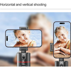 Control inalámbrico Seguimiento de movimiento Soporte para teléfono <span class=keywords><strong>Pivo</strong></span> Pod 360 grados Roll Axis Gimbal Estabilizador Teléfono celular Seguimiento de disparos - Product Image 4