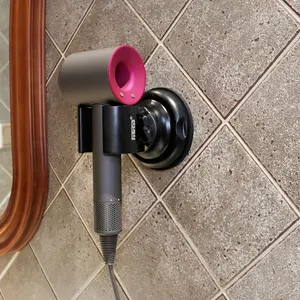Hair Dryer Holder Wall Mount Suction Cup Bracket Hair Styling Tool For Flat Irons Curling Wands Hair Straighteners Bracket
