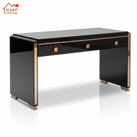 Silla de Oficina de Cuero y Madera Maciza de Estilo Italiano de Lujo Personalizada, Acabado Brillante Tipo Piano, Enchufe Integrado, Duradera y Portátil