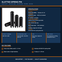 Wholesale Slotted Spring Pin Roll Pin Heavy Duty Dia 1 to 16mm OEM ODM Factory Direct