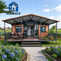 Maison conteneur extensible RELYANCE – Meilleur prix pour usage bureautique, bureau mobile, maison prête à être expédiée, installation rapide